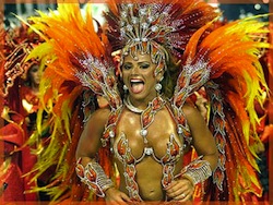 Бразилия: карнавал в Рио-де-Жанейро