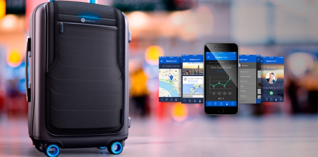 Новинка в туризме: умный чемодан с GPS, аккумулятором и портами USB