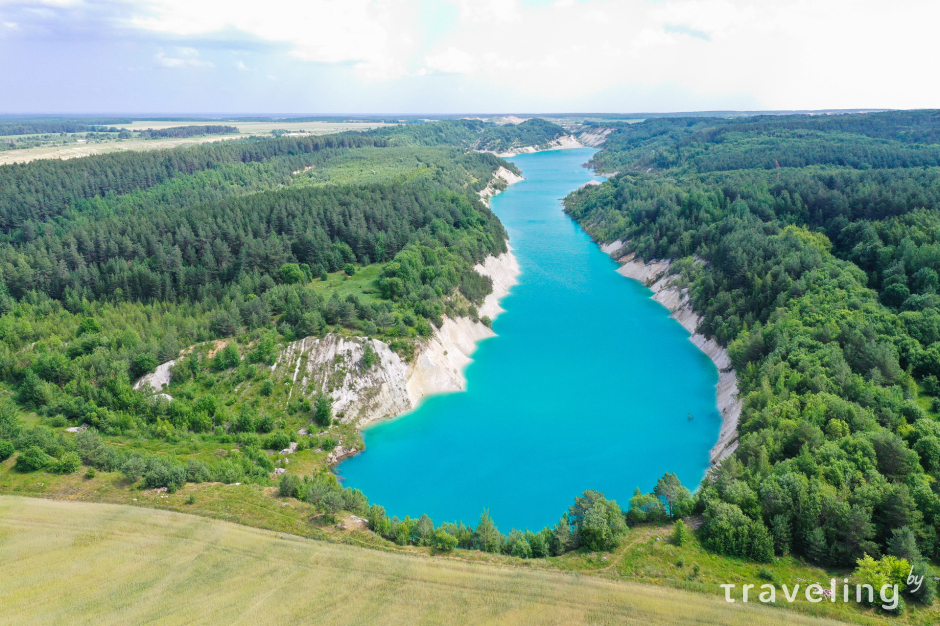 Меловой карьер белгород фото