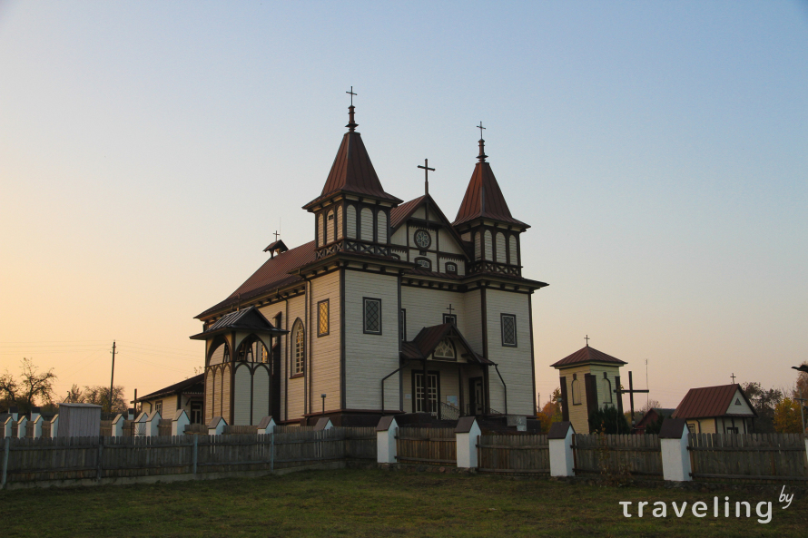 Костел святого Юрия в деревне Полонечка
