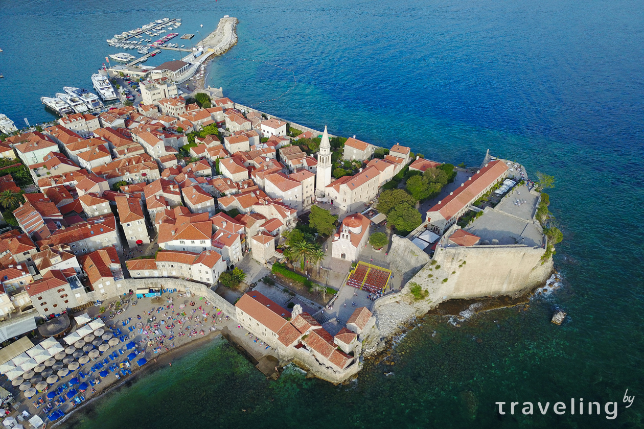 Budva Old Town View