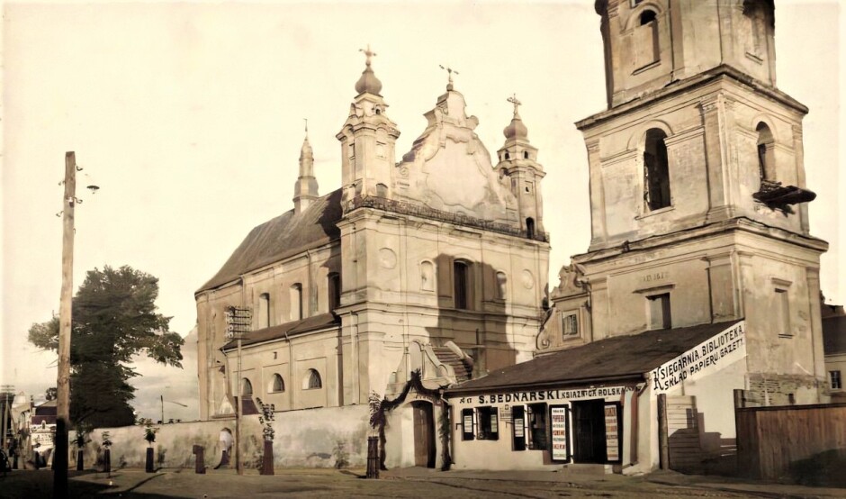 Костел Успения Пресвятой девы Марии в Пинске в 1920-е гг.