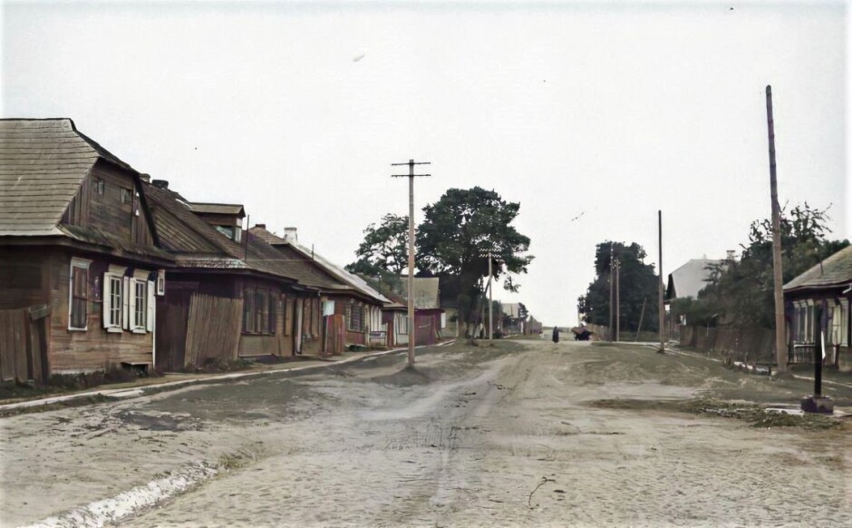 Предместье Каролин в Пинске в 1930-е