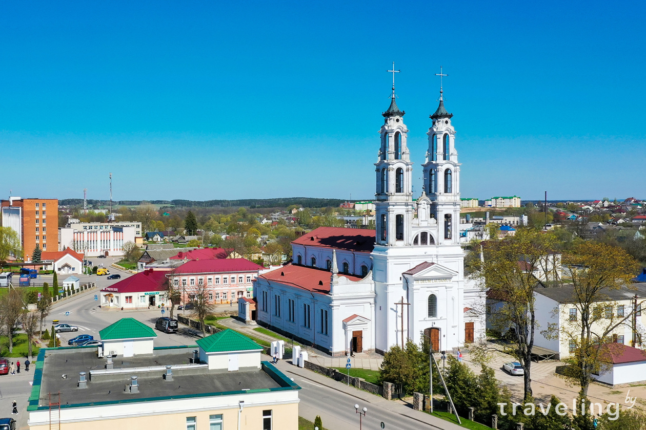 Ошмяны. Костел в Ошмянах. Ошмяны Беларусь.