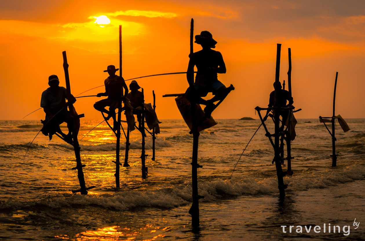 Шри-Ланка рыбаки