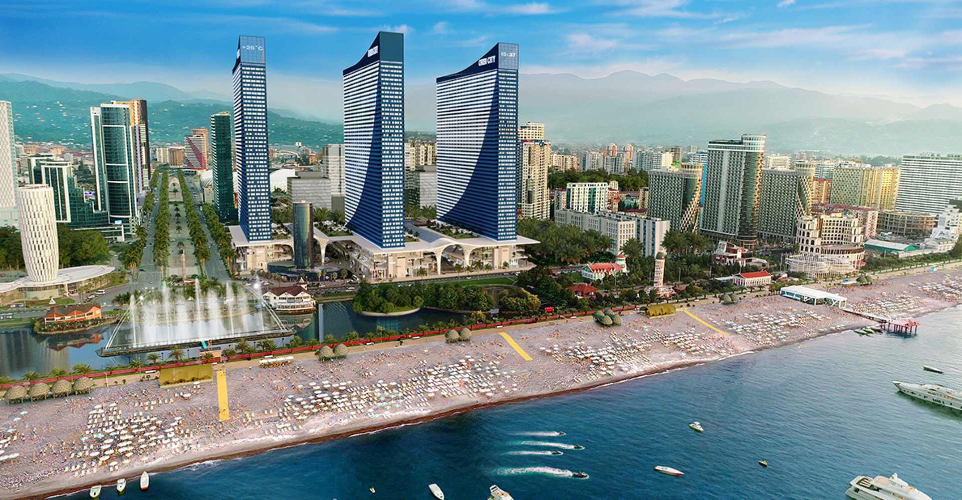  Апартаменты Orbi City/ Батуми. Автобусный тур в Грузию с отдыхом на море 