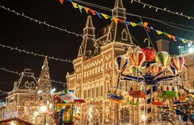 Новогодний тур 2024 в Москву на автобусе