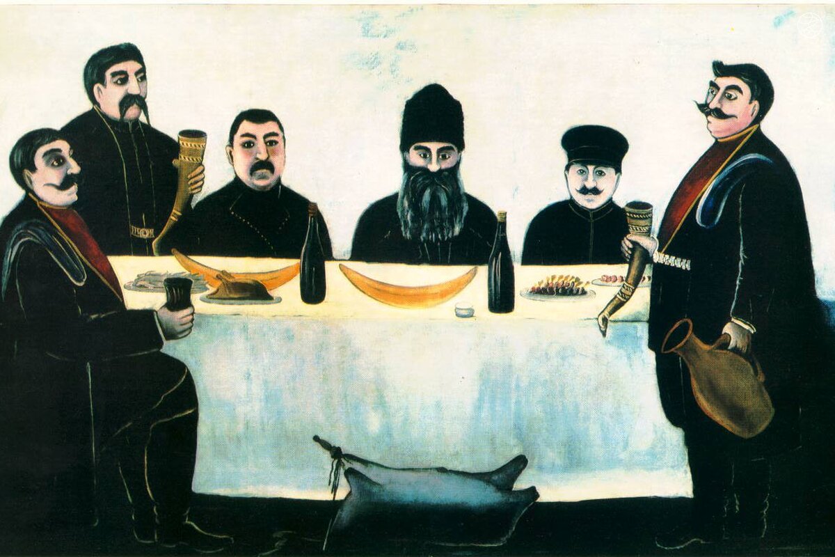Грузинское застолье