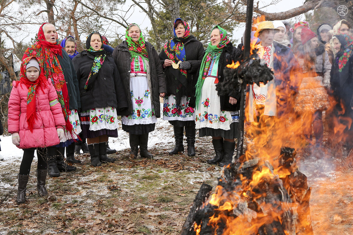 сжигание чучела на масленицу