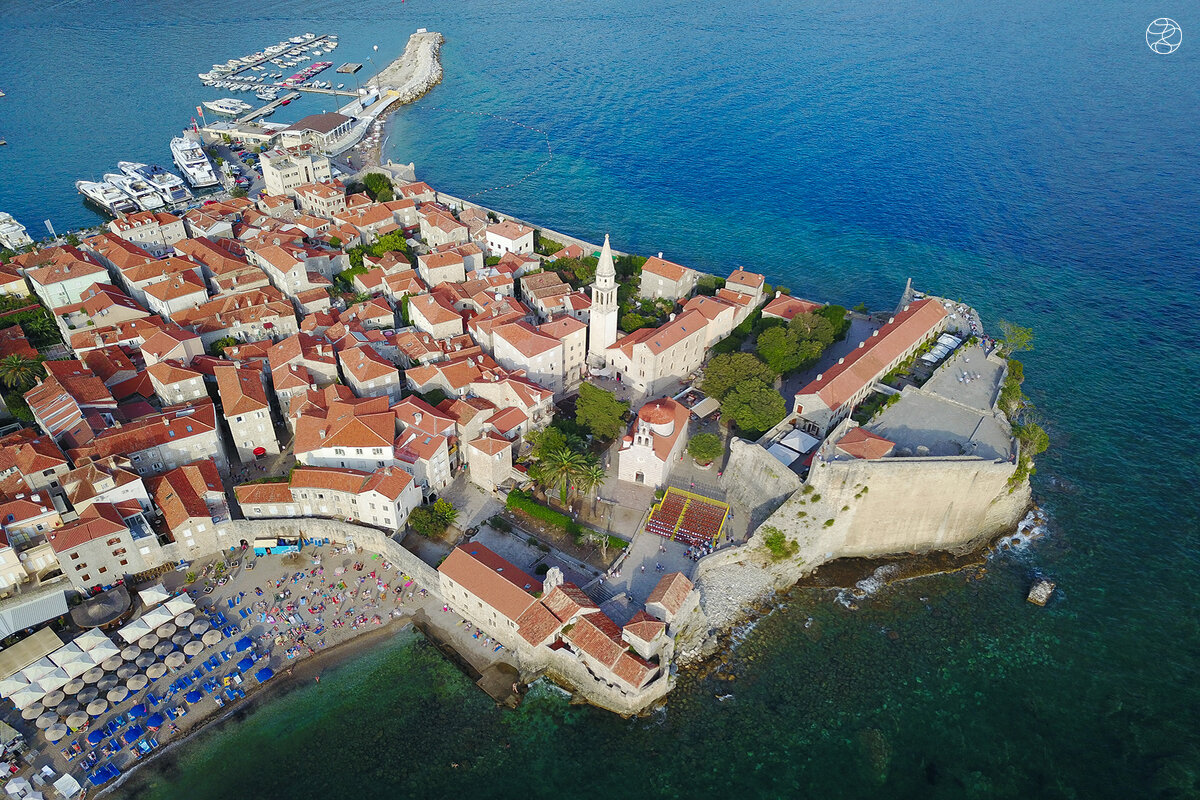 Budva Old Town View