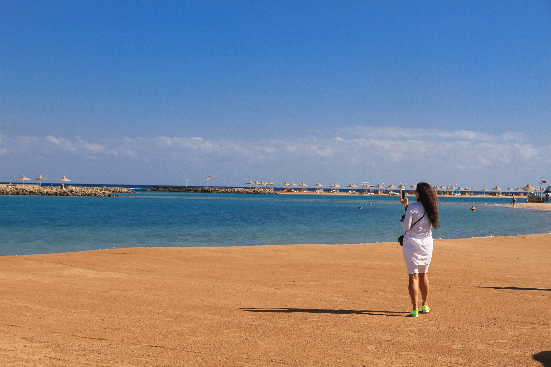 Пляж отеля Coral Beach Resort Hurghada 4*