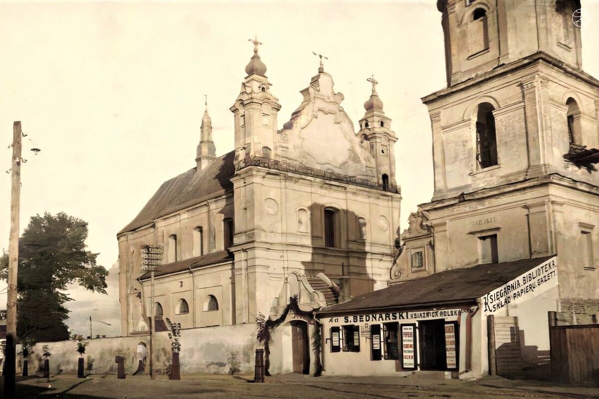 Костел Успения Пресвятой девы Марии в Пинске в 1920-е гг.