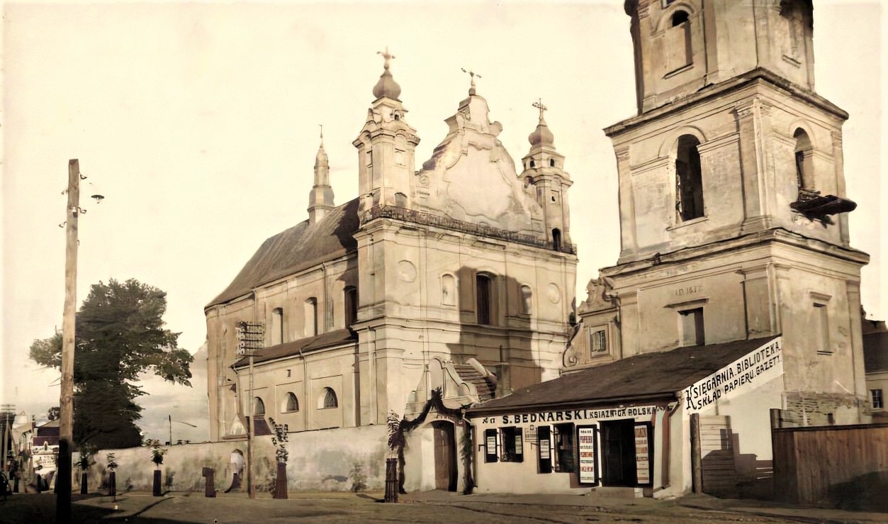 Костел Успения Пресвятой девы Марии в Пинске в 1920-е гг.