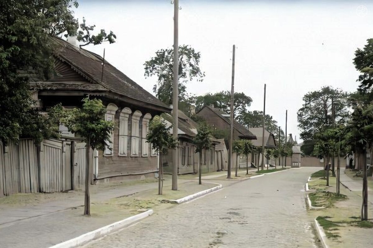 Предместье Каролин в Пинске в 1930-е