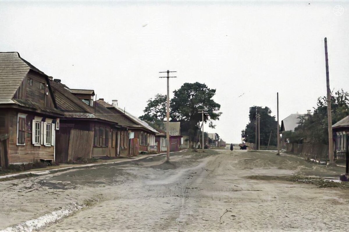 Предместье Каролин в Пинске в 1930-е