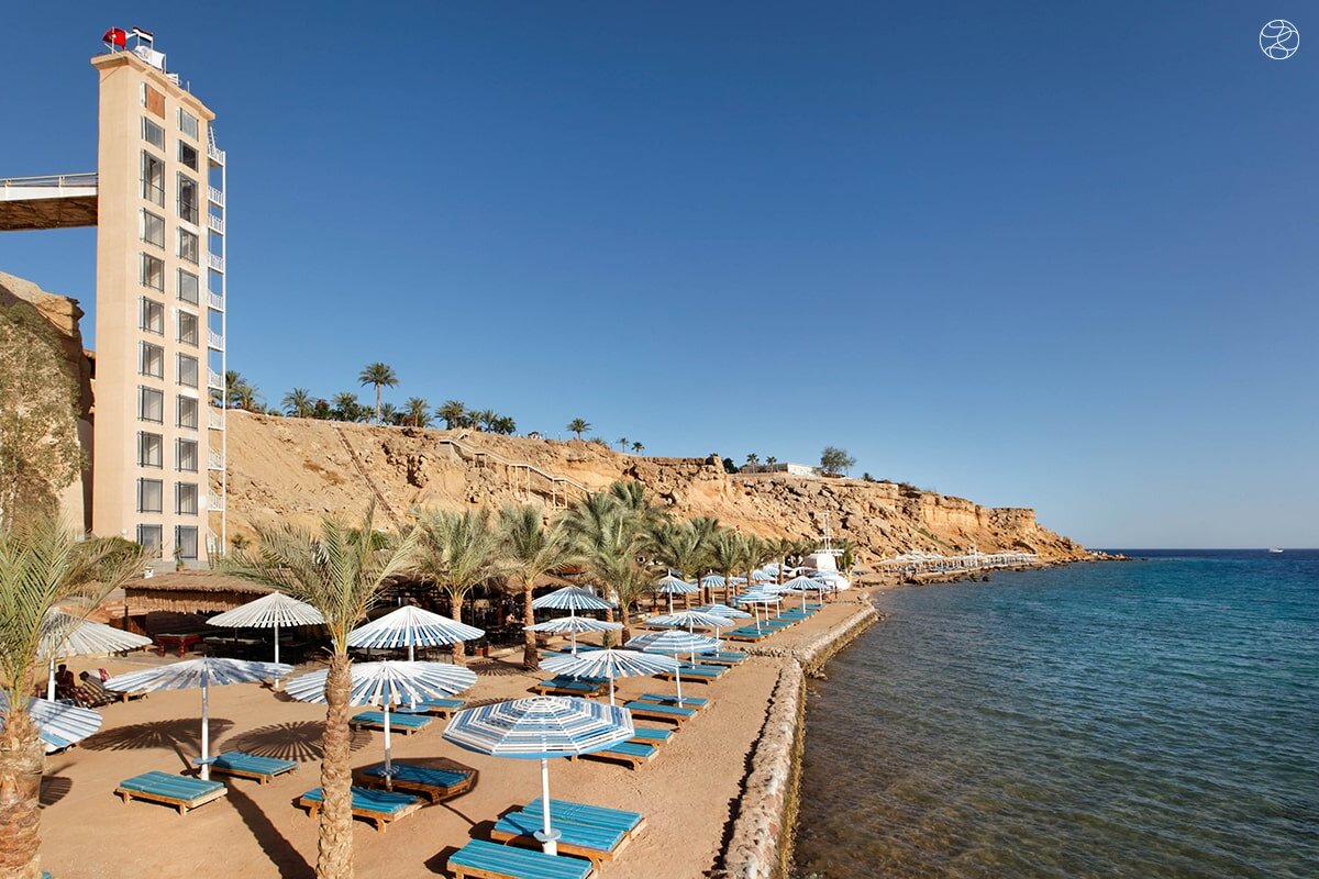 Пляж отеля Albatros Sharm