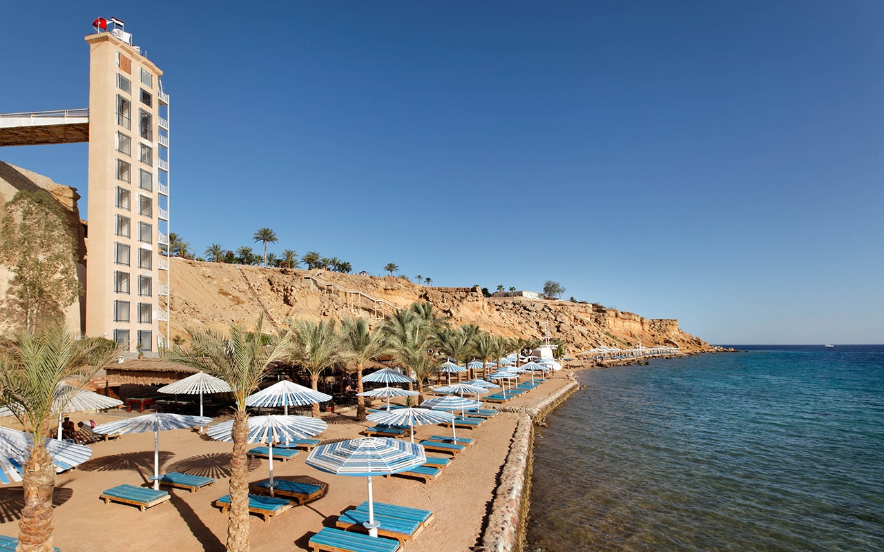 Пляж отеля Albatros Sharm