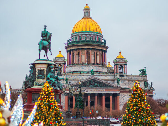 ЖД тур в Петербург на Новый год