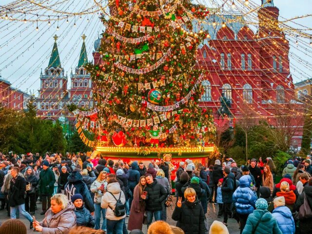 Новогодняя Москва